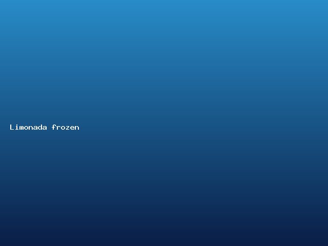 Limonada frozen